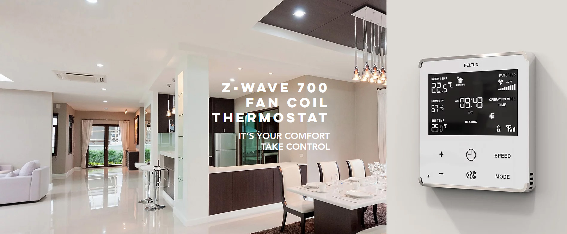 Heltun - Thermostat für elektrische Heizung Z-Wave 700