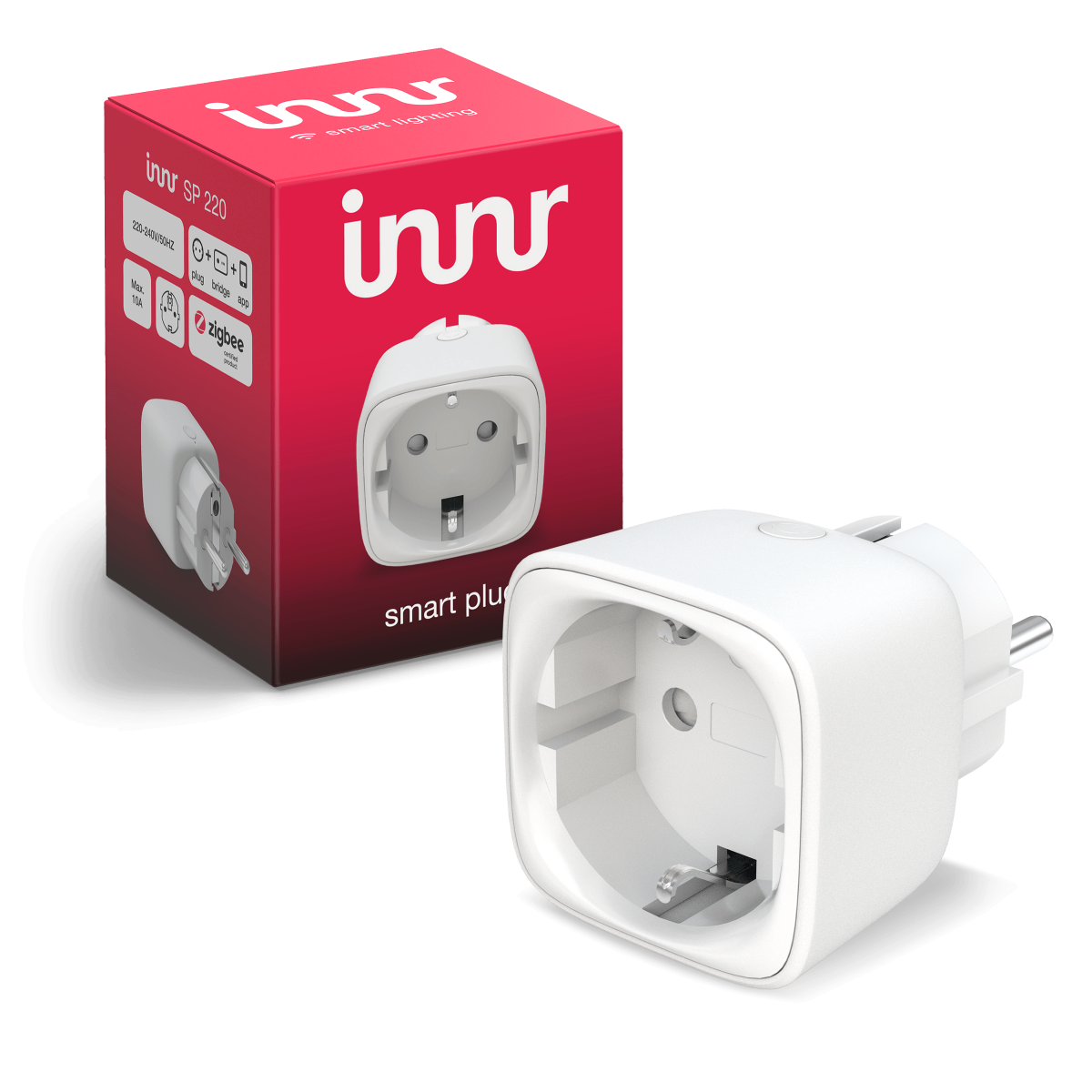 Innr Zigbee Lighting smart plug, White, 2-Pack