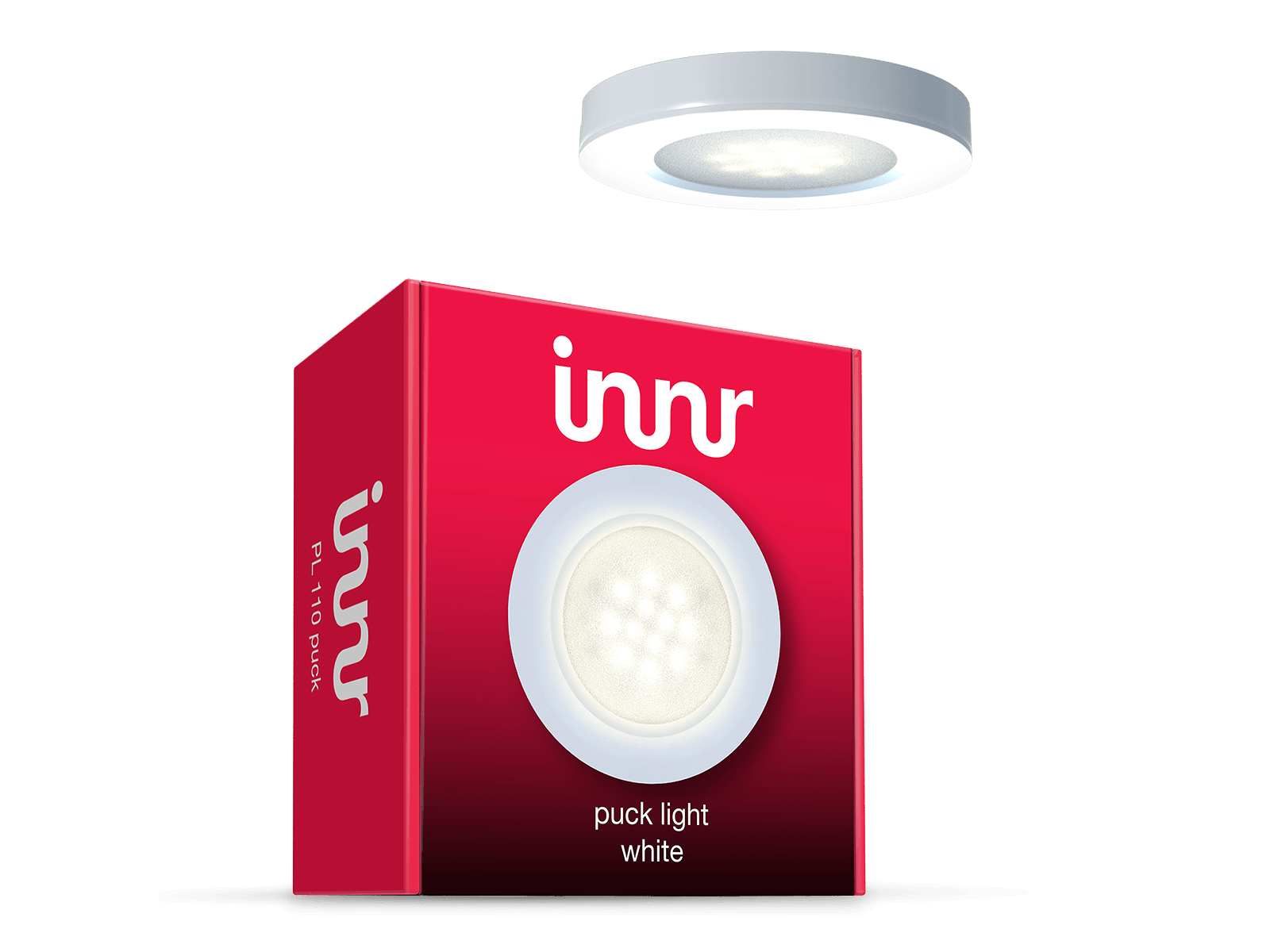 Innr Surfaced lighting LED spot Silver, White LED, Extension bulb, 3W